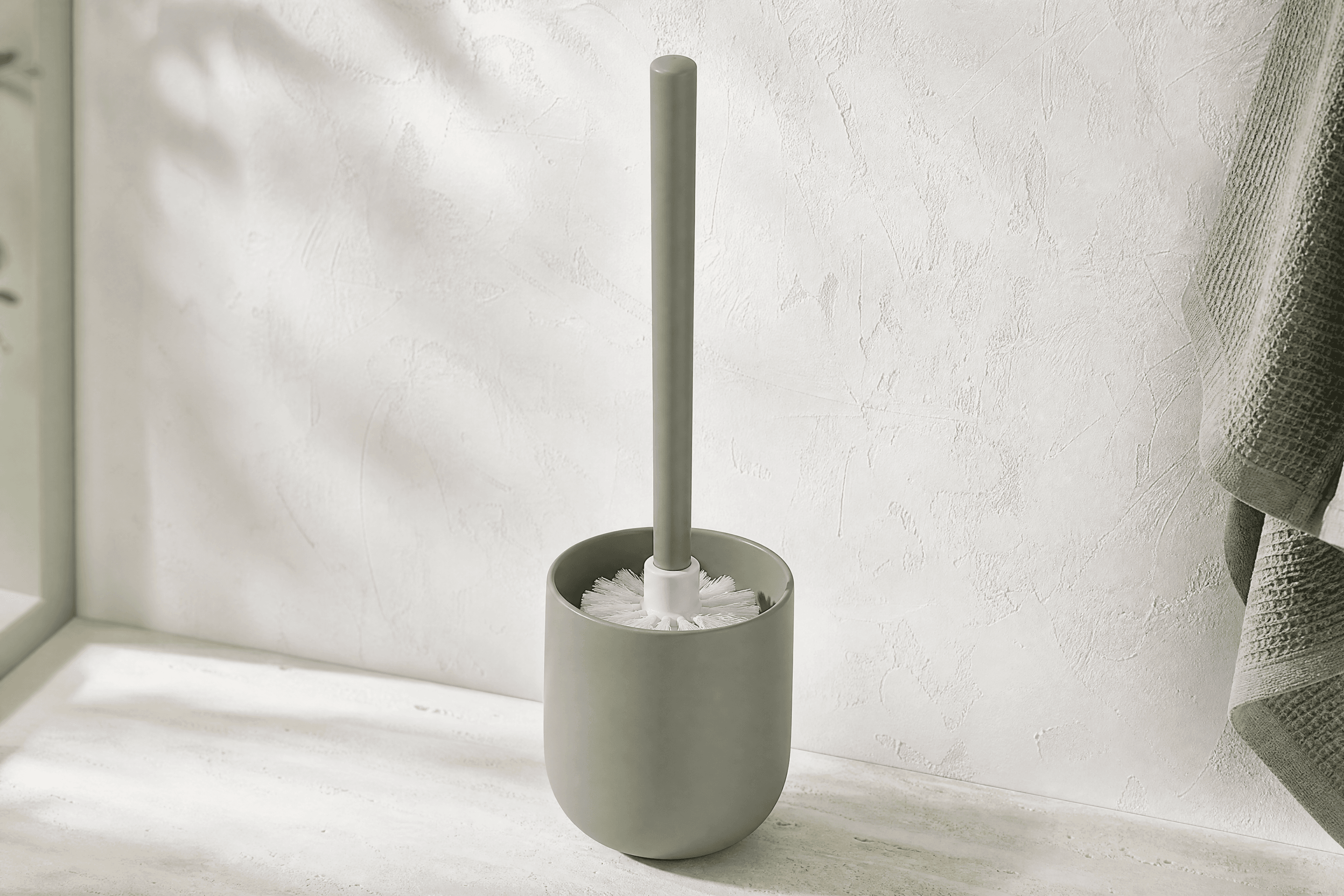Toilet Brush Set — Toilet brush with holder