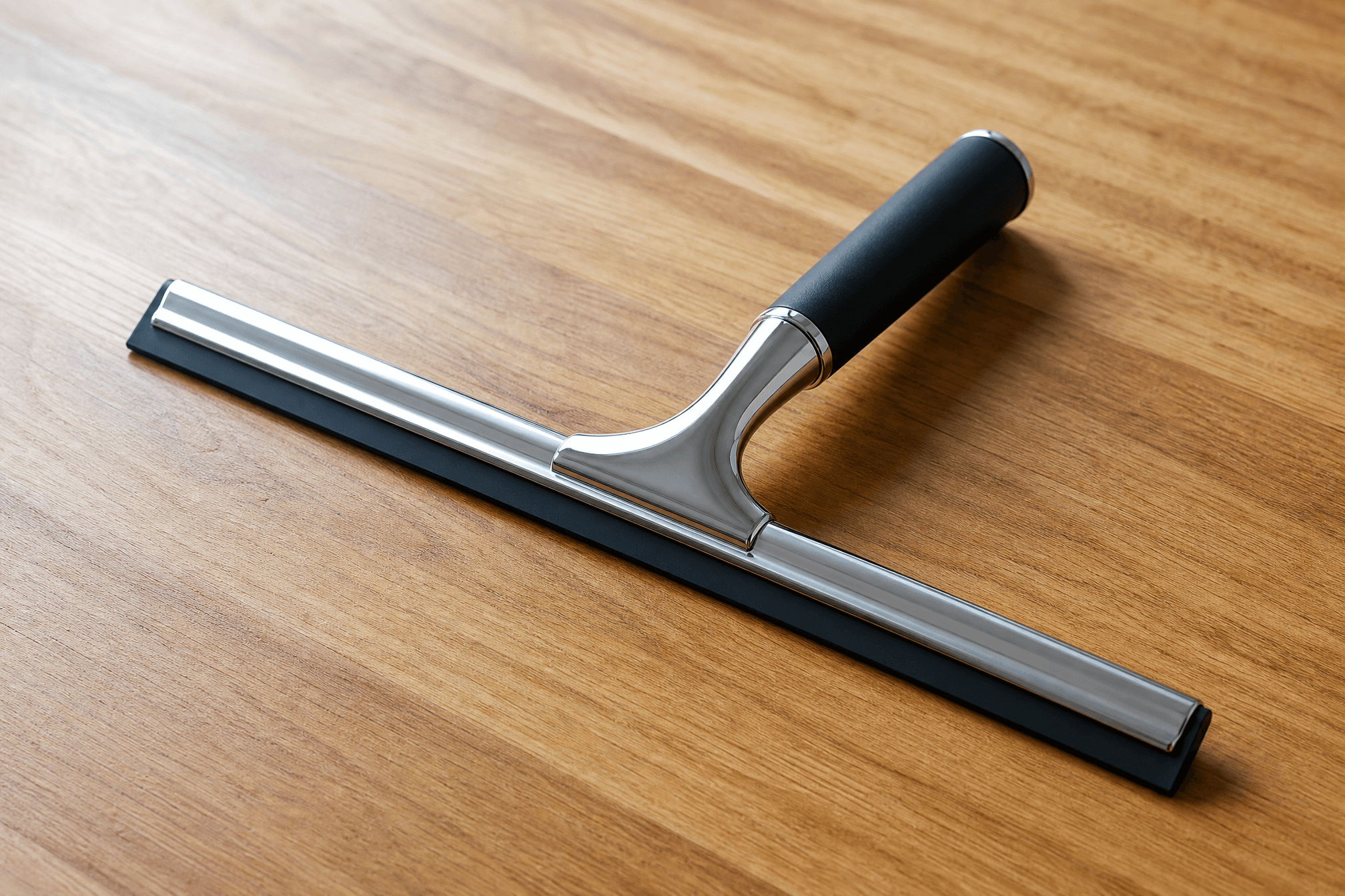 Window Squeegee — Glass squeegee with rubber blade